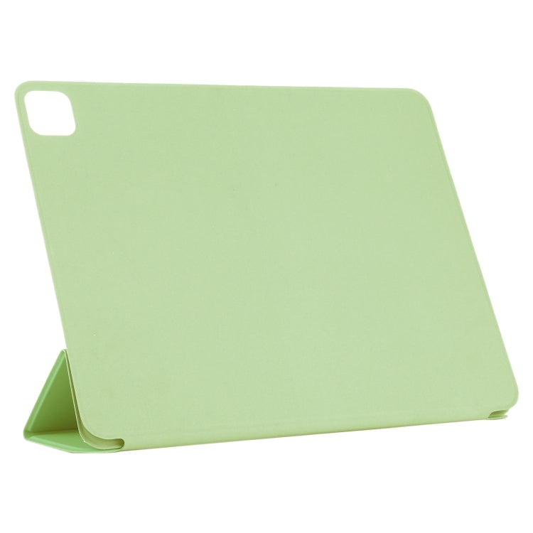 For iPad Pro 11 2022 / 2021 / iPad Pro 11 inch 2020 / Pro 11 2018 / Air 2020 10.9 Horizontal Flip Ultra-thin Double-sided Clip Active Buckle Magnetic PU Leather Tablet Case With Three-folding Holder & Sleep / Wake-up Function(Light Green) - iPad Pro 11 (2022/2021) Cases by buy2fix | Online Shopping UK | buy2fix