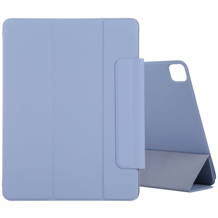 For iPad Pro 11 2022 / 2021 / iPad Pro 11 inch 2020 / Pro 11 2018 / Air 2020 10.9 Horizontal Flip Ultra-thin Double-sided Clip Active Buckle Magnetic PU Leather Tablet Case With Three-folding Holder & Sleep / Wake-up Function(Purple) - iPad Pro 11 (2022/2021) Cases by buy2fix | Online Shopping UK | buy2fix