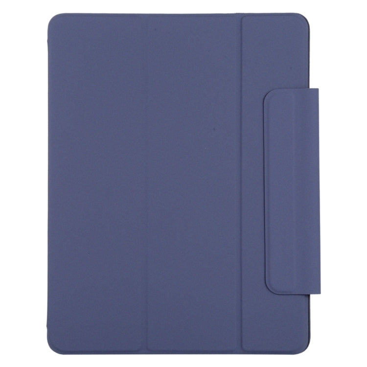 For iPad Pro 11 2022 / 2021 / iPad Pro 11 inch 2020 / Pro 11 2018 / Air 2020 10.9 Horizontal Flip Ultra-thin Double-sided Clip Active Buckle Magnetic PU Leather Tablet Case With Three-folding Holder & Sleep / Wake-up Function(Dark Blue) - iPad Pro 11 (2022/2021) Cases by buy2fix | Online Shopping UK | buy2fix