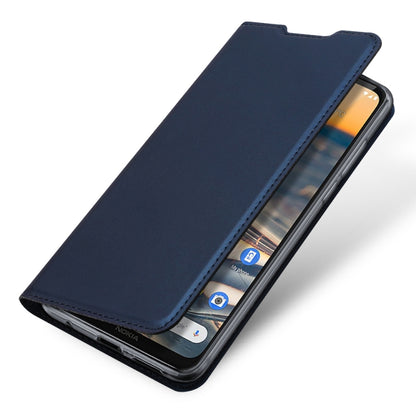 For Nokia 5.3 DUX DUCIS Skin Pro Series Horizontal Flip PU + TPU Leather Case, with Holder & Card Slots(Blue) by DUX DUCIS