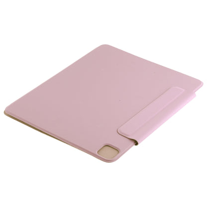 For iPad Air 13 2024 / Pro 12.9 2020 Active Buckle Magnetic PU Leather Tablet Case With Holder & Sleep / Wake-up Function(Pink) - iPad Pro 12.9 (2020) Cases by buy2fix | Online Shopping UK | buy2fix