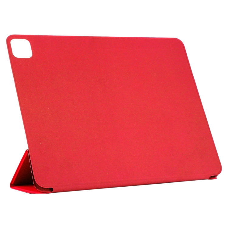 For iPad Air 13 2024 / Pro 12.9 2020 Active Buckle Magnetic PU Leather Tablet Case With Holder & Sleep / Wake-up Function(Red) - iPad Pro 12.9 (2020) Cases by buy2fix | Online Shopping UK | buy2fix