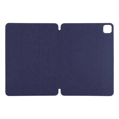 Horizontal Flip Ultra-thin Non-buckle Magnetic PU Leather Tablet Case With Three-folding Holder & Sleep / Wake-up Function For iPad Pro 11 inch (2020) / Pro 11 2018 / Air 2020 10.9(Dark Blue) - iPad Pro 11 (2020) Cases by buy2fix | Online Shopping UK | buy2fix