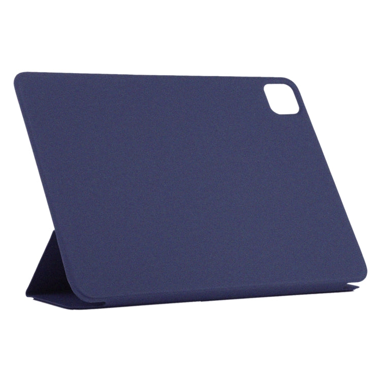 Horizontal Flip Ultra-thin Non-buckle Magnetic PU Leather Tablet Case With Three-folding Holder & Sleep / Wake-up Function For iPad Pro 11 inch (2020) / Pro 11 2018 / Air 2020 10.9(Dark Blue) - iPad Pro 11 (2020) Cases by buy2fix | Online Shopping UK | buy2fix