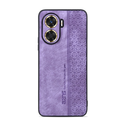 For Huawei Enjoy 60 AZNS 3D Embossed Skin Feel Phone Case(Purple) - Huawei Cases by AZNS | Online Shopping UK | buy2fix