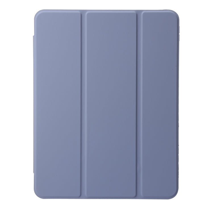 Clear Acrylic Leather Tablet Case For iPad Air 13 2024 / Pro 12.9 2022/ 2021 / 2020 / 2018(Lavender) - iPad Pro 12.9 (2022/2021) Cases by buy2fix | Online Shopping UK | buy2fix