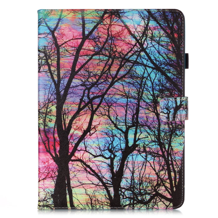 For iPad Pro 11 (2020) Colored Drawing Horizontal Flip Leather Tablet Case, with Sleep / Wake-up Function & Holder & Card Slo & Wallet(Color Tree) - iPad Pro 11 (2020) Cases by buy2fix | Online Shopping UK | buy2fix