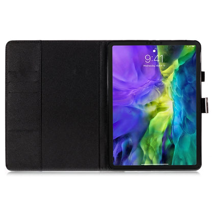 For iPad Pro 11 (2020) Colored Drawing Horizontal Flip Leather Tablet Case, with Sleep / Wake-up Function & Holder & Card Slo & Wallet(Spread Flower) - iPad Pro 11 (2020) Cases by buy2fix | Online Shopping UK | buy2fix