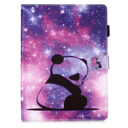 For iPad Pro 11 (2020) Plain Weave Texture Colored Drawing Horizontal Flip Leather Tablet Case, with Sleep / Wake-up Function & Holder & Card Slo & Wallet(Baby Panda) - iPad Pro 11 (2020) Cases by buy2fix | Online Shopping UK | buy2fix
