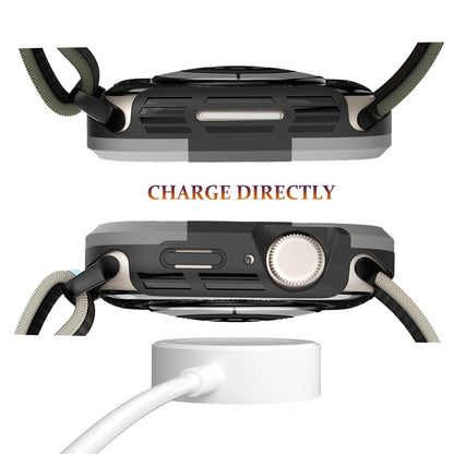 For Apple Watch Series SE 2&6&SE&5&4 40mm Armor Frame Watch Case(Grey) by buy2fix