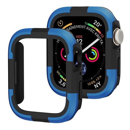 For Apple Watch Series SE 2&6&SE&5&4 44mm Armor Frame Watch Case(Blue) by buy2fix