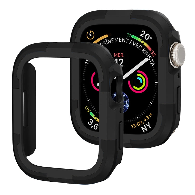 For Apple Watch Series 9 / 8 / 7 45mm Armor Frame Watch Case(Black) by buy2fix