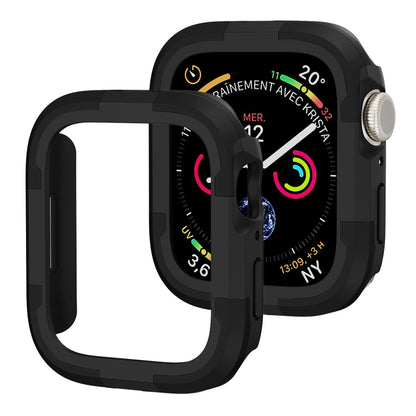 For Apple Watch Series 9 / 8 / 7 45mm Armor Frame Watch Case(Black) by buy2fix