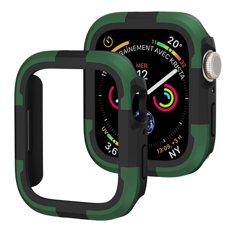For Apple Watch Series 9 / 8 / 7 45mm Armor Frame Watch Case(Green) by buy2fix