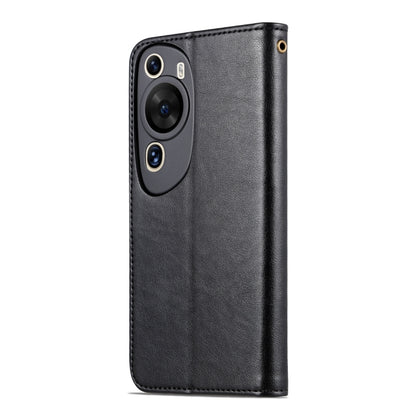 For Huawei P60 Art AZNS Sheepskin Texture Flip Leather Phone Case(Black) - Huawei Cases by AZNS | Online Shopping UK | buy2fix