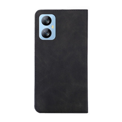 For Blackview A52 Skin Feel Magnetic Horizontal Flip Leather Phone Case(Black) - More Brand by buy2fix | Online Shopping UK | buy2fix