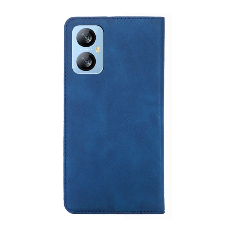 For Blackview A52 Skin Feel Magnetic Horizontal Flip Leather Phone Case(Blue) - More Brand by buy2fix | Online Shopping UK | buy2fix