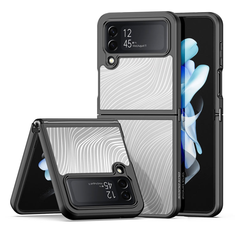 For Samsung Galaxy Z Flip4 5G DUX DUCIS Aimo Series TPU + PC Frosted Feel Phone Case(Black) - Galaxy Z Flip4 5G Cases by DUX DUCIS | Online Shopping UK | buy2fix