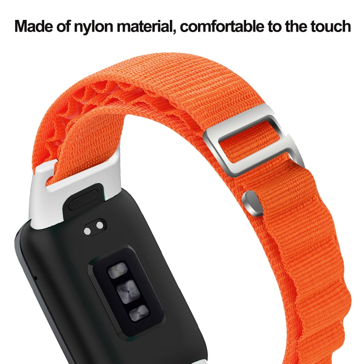 For Xiaomi Mi Band 7 Pro Loop Nylon Watch Band(Orange) - Watch Bands by buy2fix | Online Shopping UK | buy2fix