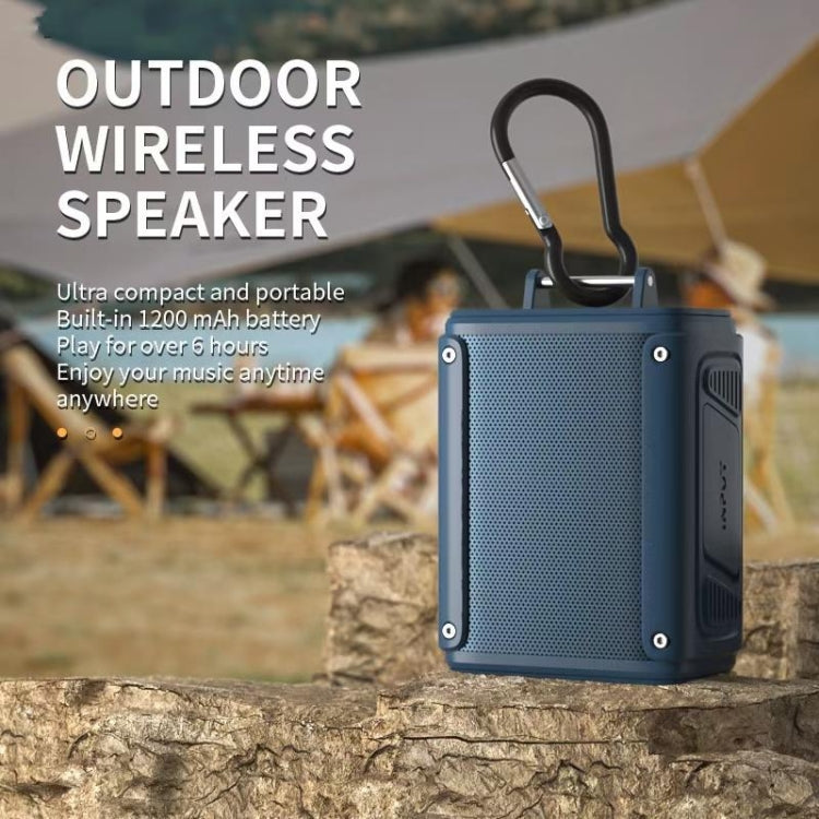 New Rixing NR109 TF FM Portable Bluetooth Stereo Surround(Red) - Desktop Speaker by NewRixing | Online Shopping UK | buy2fix