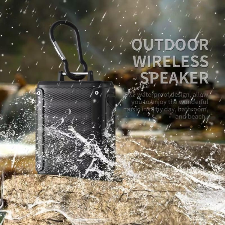 New Rixing NR109 TF FM Portable Bluetooth Stereo Surround(Green) - Desktop Speaker by NewRixing | Online Shopping UK | buy2fix