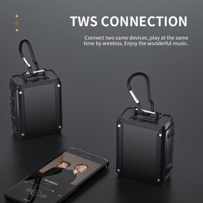 New Rixing NR109 TF FM Portable Bluetooth Stereo Surround(Black) - Desktop Speaker by NewRixing | Online Shopping UK | buy2fix