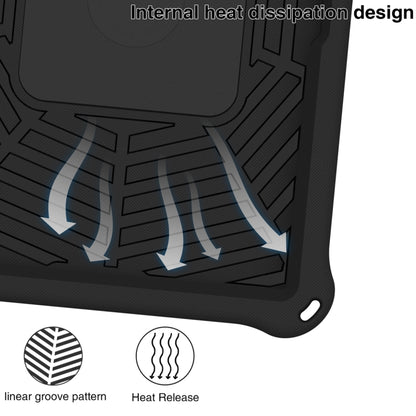 For Lenovo Tab M10 3rd Gen Spider King Silicone Protective Tablet Case(Black) - Lenovo by buy2fix | Online Shopping UK | buy2fix