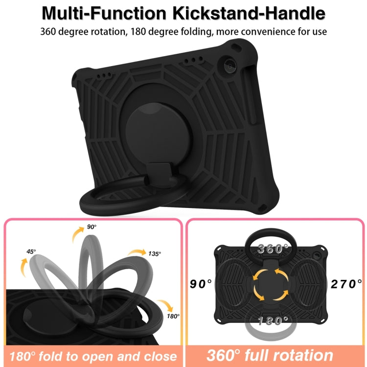 For Lenovo Tab M10 3rd Gen Spider King Silicone Protective Tablet Case(Black) - Lenovo by buy2fix | Online Shopping UK | buy2fix