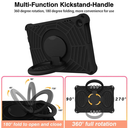 For Lenovo Tab M10 3rd Gen Spider King Silicone Protective Tablet Case(Black) - Lenovo by buy2fix | Online Shopping UK | buy2fix