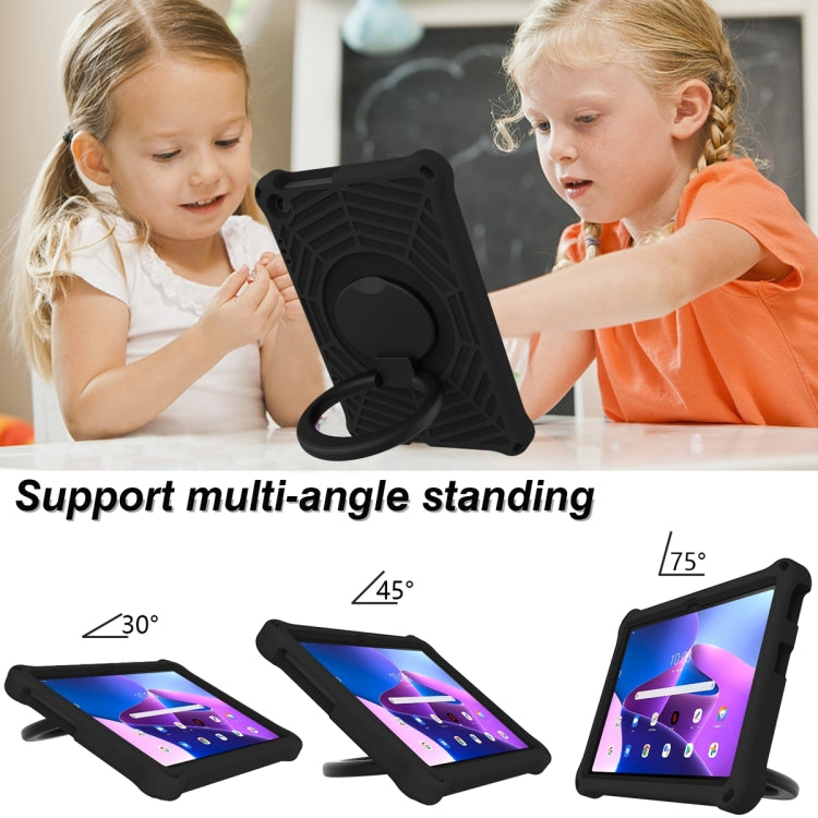 For Lenovo Tab M10 3rd Gen Spider King Silicone Protective Tablet Case(Black) - Lenovo by buy2fix | Online Shopping UK | buy2fix