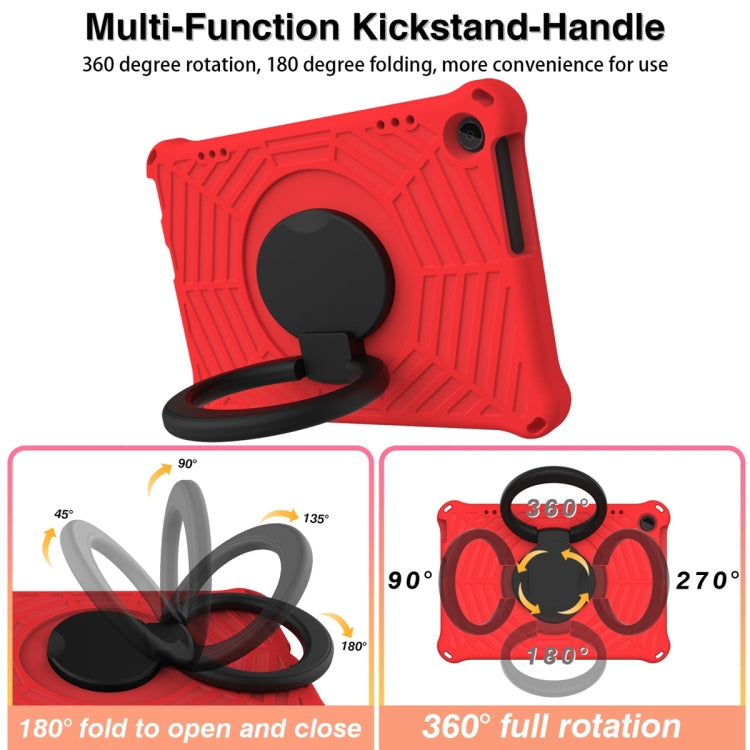 For Lenovo Tab M10 3rd Gen Spider King Silicone Protective Tablet Case(Red) - Lenovo by buy2fix | Online Shopping UK | buy2fix