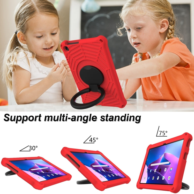 For Lenovo Tab M10 3rd Gen Spider King Silicone Protective Tablet Case(Red) - Lenovo by buy2fix | Online Shopping UK | buy2fix