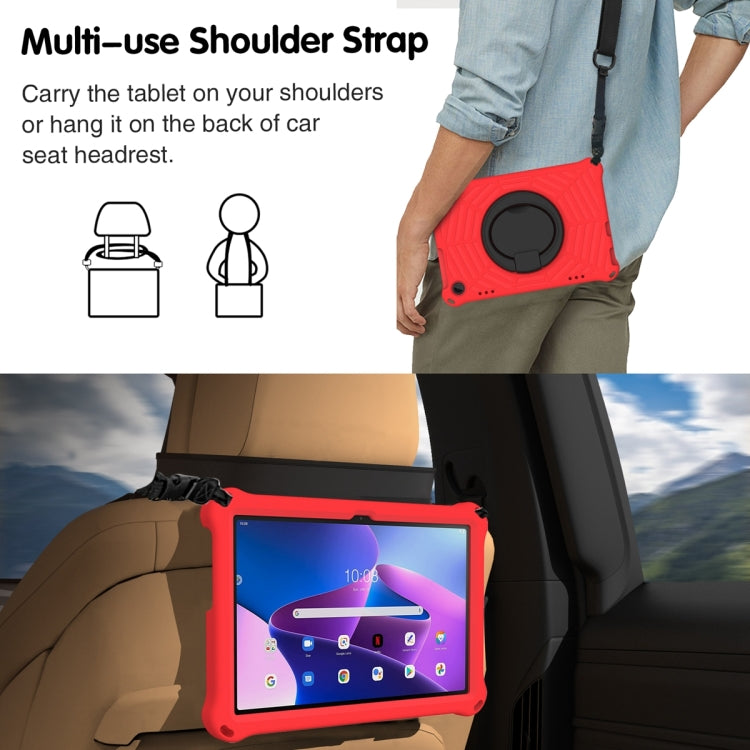 For Lenovo Tab M10 3rd Gen Spider King Silicone Protective Tablet Case(Red) - Lenovo by buy2fix | Online Shopping UK | buy2fix