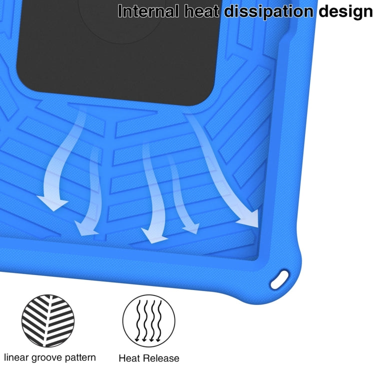 For Lenovo Tab M10 3rd Gen Spider King Silicone Protective Tablet Case(Blue) - Lenovo by buy2fix | Online Shopping UK | buy2fix