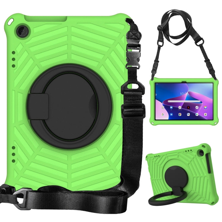 For Lenovo Tab M10 3rd Gen Spider King Silicone Protective Tablet Case(Green) - Lenovo by buy2fix | Online Shopping UK | buy2fix