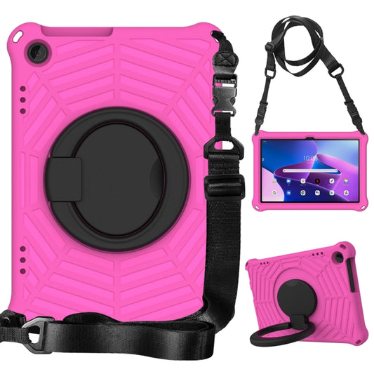 For Lenovo Tab M10 3rd Gen Spider King Silicone Protective Tablet Case(Rose Red) - Lenovo by buy2fix | Online Shopping UK | buy2fix
