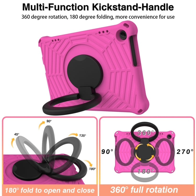 For Lenovo Tab M10 3rd Gen Spider King Silicone Protective Tablet Case(Rose Red) - Lenovo by buy2fix | Online Shopping UK | buy2fix