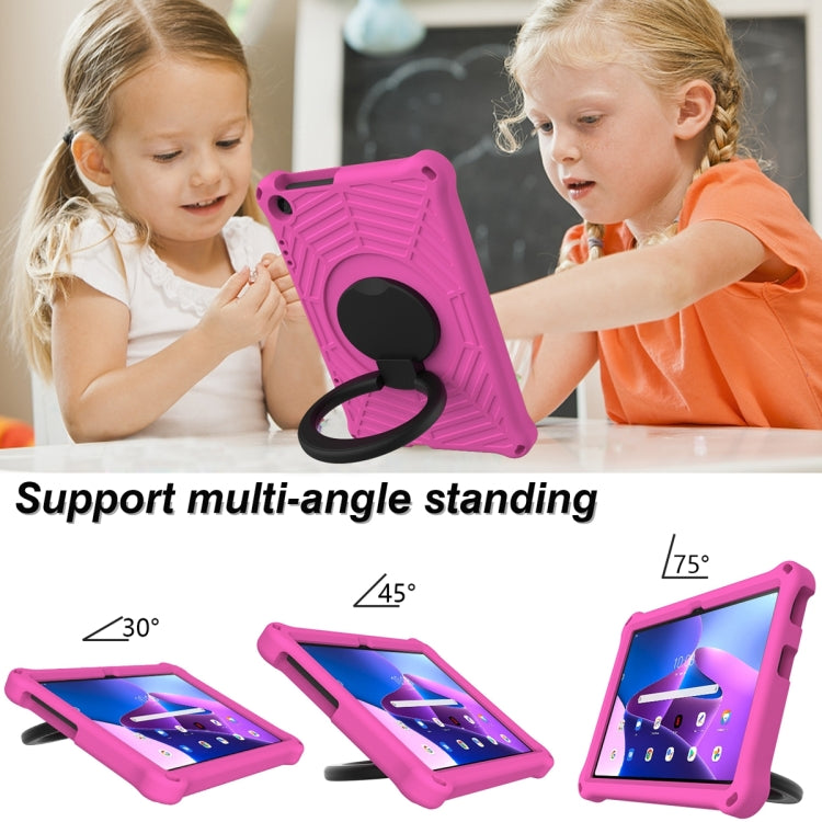 For Lenovo Tab M10 3rd Gen Spider King Silicone Protective Tablet Case(Rose Red) - Lenovo by buy2fix | Online Shopping UK | buy2fix
