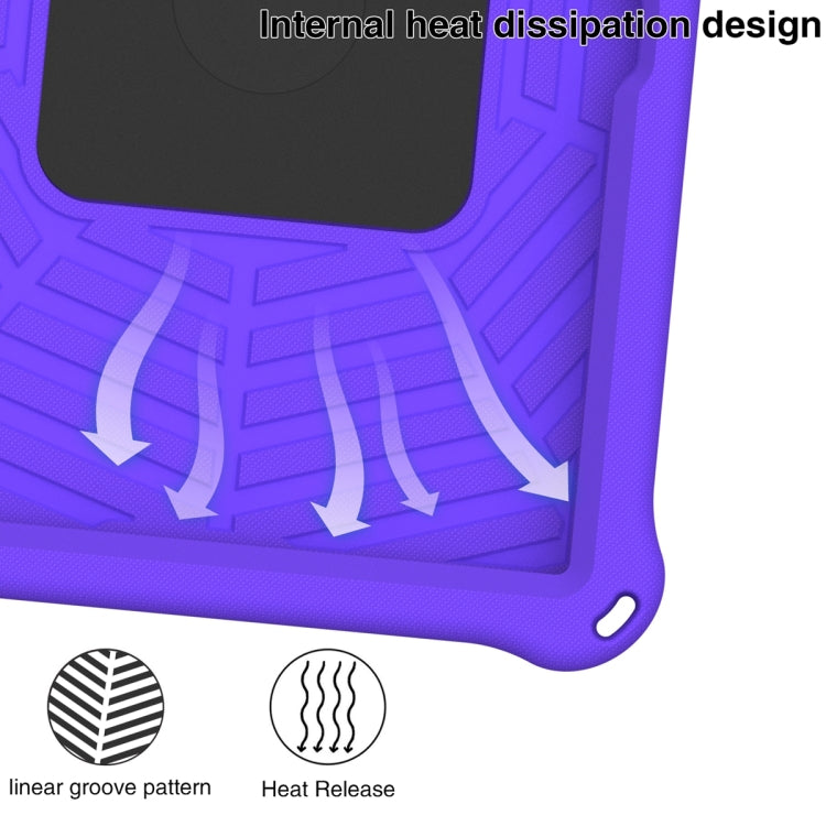 For Lenovo Tab M10 3rd Gen Spider King Silicone Protective Tablet Case(Purple) - Lenovo by buy2fix | Online Shopping UK | buy2fix