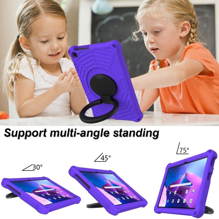 For Lenovo Tab M10 3rd Gen Spider King Silicone Protective Tablet Case(Purple) - Lenovo by buy2fix | Online Shopping UK | buy2fix