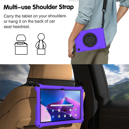 For Lenovo Tab M10 3rd Gen Spider King Silicone Protective Tablet Case(Purple) - Lenovo by buy2fix | Online Shopping UK | buy2fix