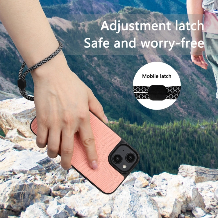 For iPhone 14 Pro Max ViLi TH Series Shockproof Phone Case with Lanyard(Pink) - iPhone 14 Pro Max Cases by ViLi | Online Shopping UK | buy2fix