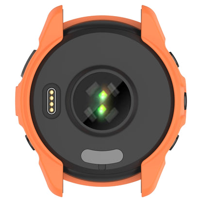 For Garmin Forerunner 265 Armor Hollow Watch Protective Case(Orange) - Watch Cases by buy2fix | Online Shopping UK | buy2fix