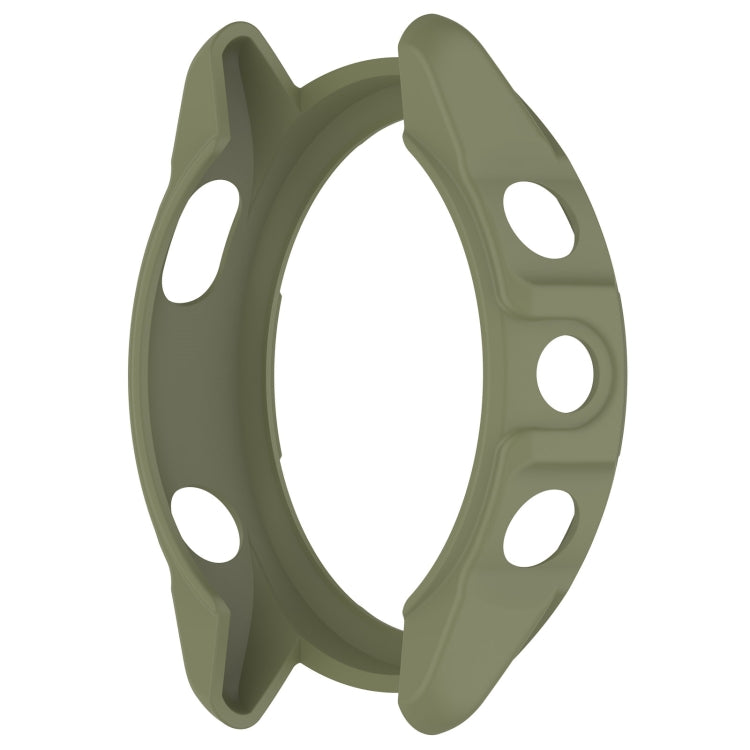 For Garmin Forerunner 265 Armor Hollow Watch Protective Case(Jungle Green) by buy2fix