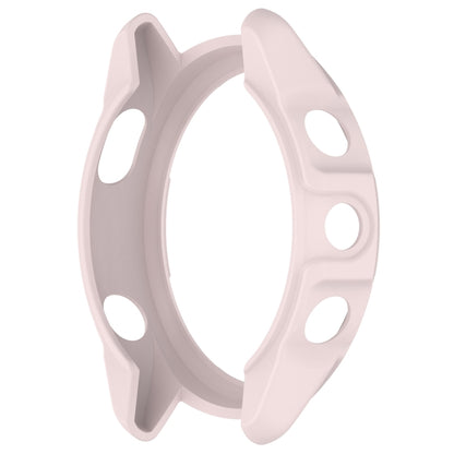 For Garmin Forerunner 265 Armor Hollow Watch Protective Case(Light Pink) by buy2fix