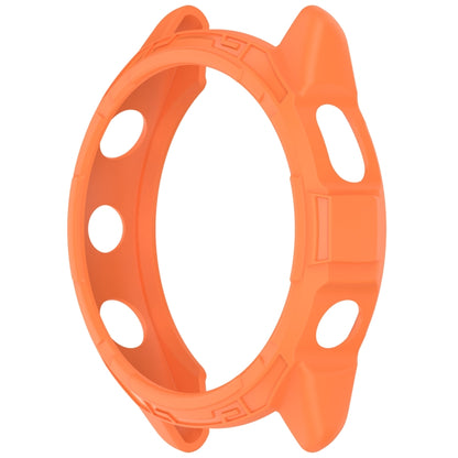 For Garmin Forerunner 265S Armor Hollow Watch Protective Case(Orange) by buy2fix