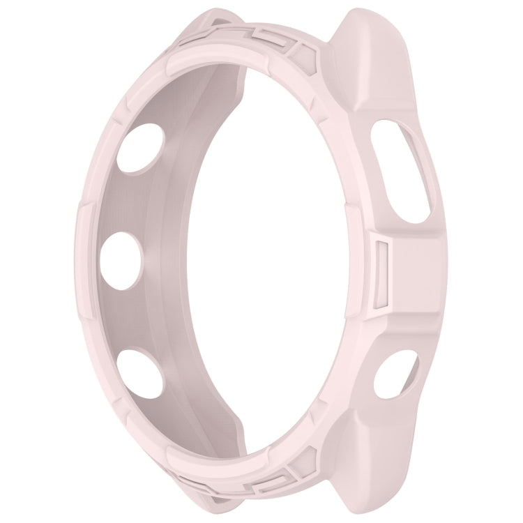 For Garmin Forerunner 965 Armor Hollow Watch Protective Case(Light Pink) by buy2fix