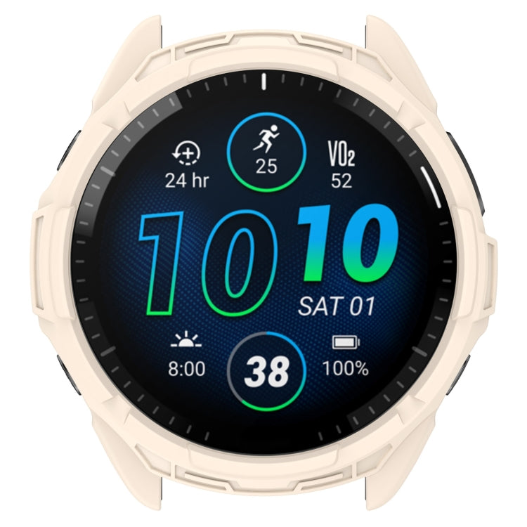 For Garmin Forerunner 965 Armor Hollow Watch Protective Case(Starlight Color) by buy2fix