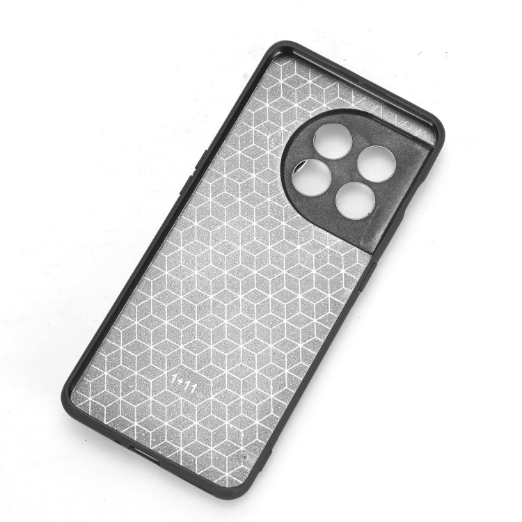 For OnePlus 11 Wristband Leather Back Phone Case(Blue) by buy2fix