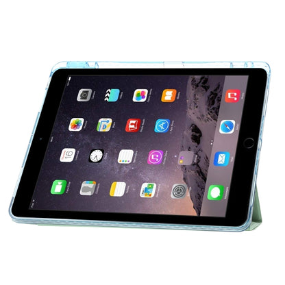 For iPad Air / Air 2 / 9.7 2018 / 2017 Clear Acrylic Deformation Leather Tablet Case(Green) - iPad 9.7 (2018) & (2017) Cases by buy2fix | Online Shopping UK | buy2fix